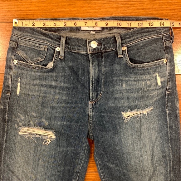 AGOLDE Sophie High Rise Skinny Distressed Jeans - Picture 11 of 16